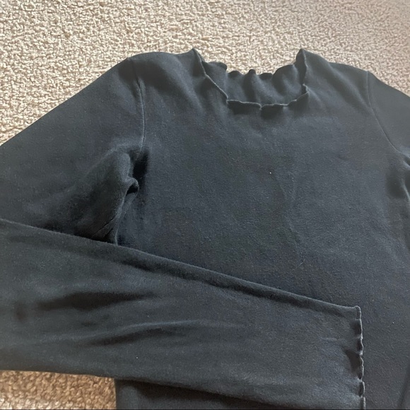 black long sleeve brandy top - Picture 2 of 2